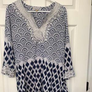 Roberta Roller Rabbit Beach Cover up Tunic
